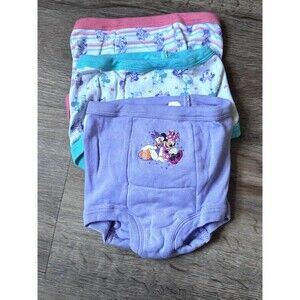 Disney Toddler Girls Reusable Potty Training Underpants 3T Lot of 3 EUC